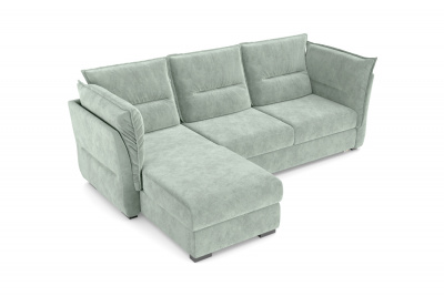 Диван-кровать, набор 3, ткань Сенсей (Scratch resistance) Mist Green