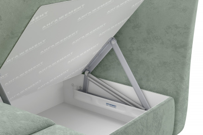 Диван-кровать, набор 2, ткань Сенсей (Scratch resistance) Mist Green