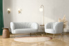 Диван, ткань Palermo Steel